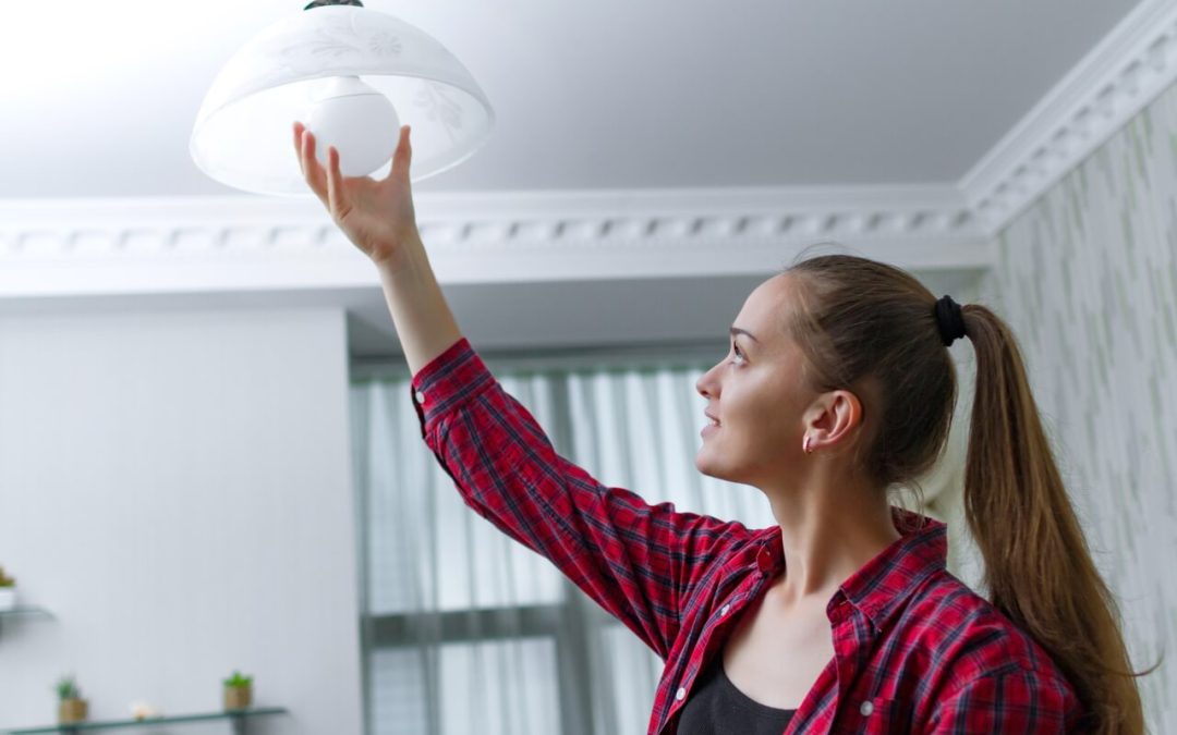 replace bulbs to prepare for a home inspection